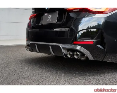 3D Design CFRP M-Sport | i4 Rear Quad Tips Diffuser BMW i4 M-Sport models | i4 M50 2021+ - 3108-32622