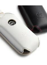 3D Design Type MB White and Tan Leather with Grey Stitching  Key Case                                     - 7105-0185 - Image 2