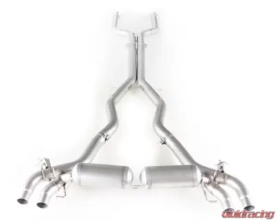 Remus Axle Back Exhaust with Non-Resonated Front Section |Carbon Tail Pipe Set BMW M5 Competition F90 2018+ - 089618 0500LR 089317 0000 0446 70CSR