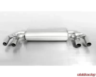 Remus Stainless Steel Axleback Exhaust w/Front Silencer & Polished Tail Pipe Set Volkswagen Golf R 2.0l TSI 2015-2017 - 956014 0500 956014 0300 0046 98CR