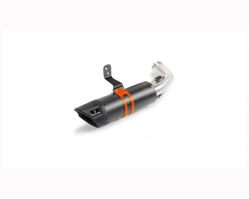 Remus Sport Flow Carbon Race Slip-On w/Orange Clamp - 54483 652117