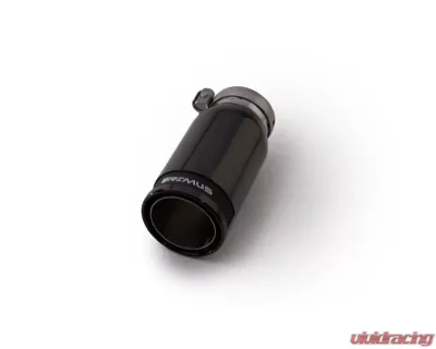 Remus Universal Sport Exhaust 84mm Black Chrome Straight with Carbon Insert and Adjustable Clamp Tail Pipe (Single) - 0006 83CBR