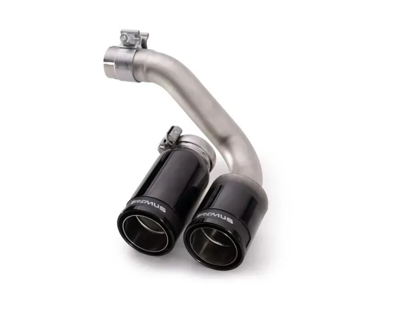 Remus 84mm Black Chrome Straight with Carbon Insert Tail Pipe Set BMW 2-Series F22 | F23 2016 - 0025 83CBR