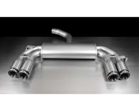 Remus Cat Back Exhaust with 84mm Straight and Carbon Insert Tail Pipe Set Volkswagen Golf 2011