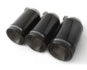 Remus 98mm Black Chrome Street Race Tail Pipe Set - 3pc