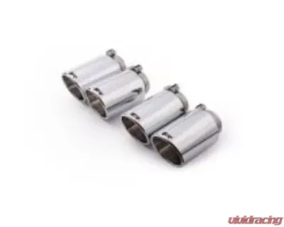 Remus 102mm Angled Tail Pipe Set - 4pc - 0046 70SR