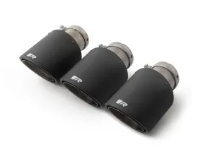 Remus 102mm Angled Carbon Stamped Titanium Tail Pipe (Single) Honda Civic Type-R FL5 2022+