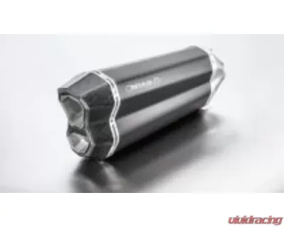 Remus 65mm Black Stainless Steel Racing Slip On w/ Removable Sound Insert Triumph Tiger 1050 Sport 2017+ - 0584783 916117