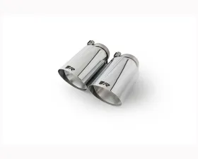 Remus Stainless Steel 102mm Angled Straight Cut Chrome Tail Pipe Set (Pair)