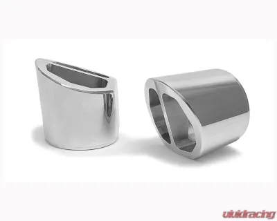 Remus Black Slip-On (w/o DB Killer) w/ V1 End Caps (Left & Right Side) - 007703 089920LR EK110