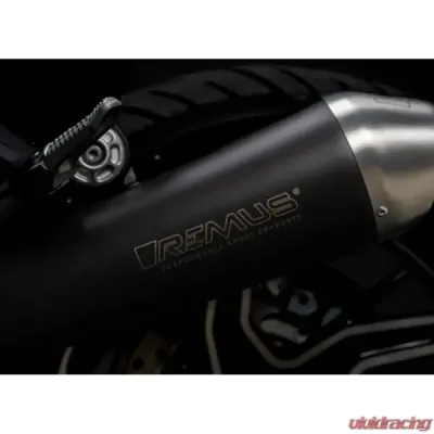 Remus Stainless Steel Powercone Exhaust Black BMW Motorrad R 12/R 12 nineT 2024 - 5782 085224