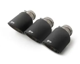 Remus 3-Piece 102mm Angled Carbon Tail Pipe Set w/ Titanium Internals & Adjustable Spherical Clamp Connection Honda Civic Type-R FL5 2023+