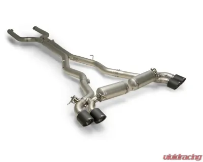 Remus Racing L | R Stainless Steel Non-Resonated Catback Front Section with Integrated Valves BMW M5 F90 2018-2019 - 089317 0000-1