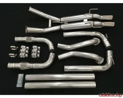 Belanger Rear Exit Catback Exhaust w/ Polished Tips & Mid Pipes Dodge Viper 1996-2002 - 5745