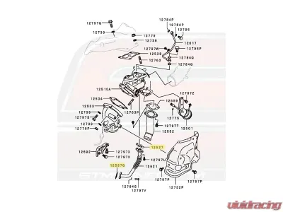 Mitsubishi OEM Turbo Oil Return Line Gasket Mitsubishi Evolution I-X 1992-2015 - MR258477