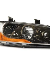 Mitsubishi OEM MR NON-HID Black Chrome Right Side Headlights Evolution 9 JDM 2006-2007                                     - 8301A408 - Image 3