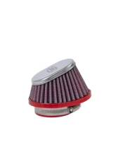 BMC 50mm Inlet | 65mm H Conical Carburetor Filter with Chrome Top                                     - FBPF50-70SS - Image 3