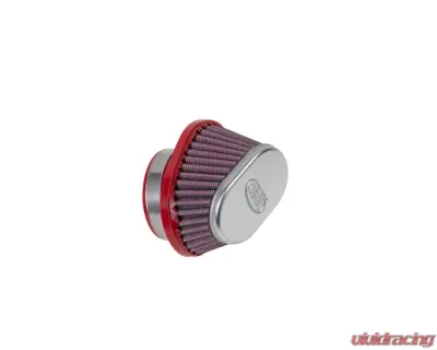 BMC 50mm Inlet | 65mm H Conical Carburetor Filter with Chrome Top - FBPF50-70SS