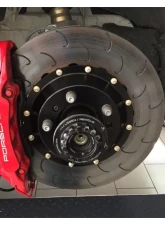 AP Racing Front 408x34mm 2-piece S Vane Competition J Hook Disc Pair Front Porsche 992 GT3 Iron 2022+                                     - 13.01.20038 - Image 3