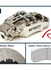 AP Racing Essex Front CP9668-2/3S7L 6 pot 390x36/72V D62 Radi-CAL ENP Heavy-Duty Competition Brake Kit Chevrolet Gen.6 Camaro | Cadillac Coupe | Sedan  2016+                                     - 13.01.10140-ENP - Image 12