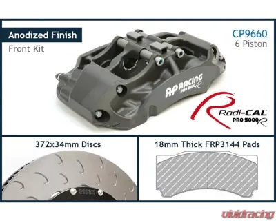 AP Racing Essex Front CP9660-2/3S4L 6 pot ANO 372x34/72V Radi-CAL Competition Brake Kit Nissan 370Z 2009-2020 - 13.01.10159