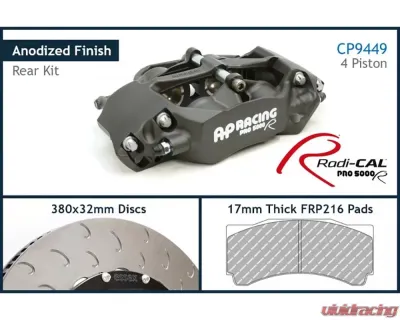 AP Racing Essex Rear CP9449-2/3S4L 4 pot ANO 380x32/72V Radi-CAL Competition Brake Kit McLaren 620R 2021+ - 13.01.10179