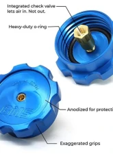 Burger Motorsports Billet Water Injection Tank Cap w/ Safety Check Valve                                     - bms-waterinj-cap - Image 5