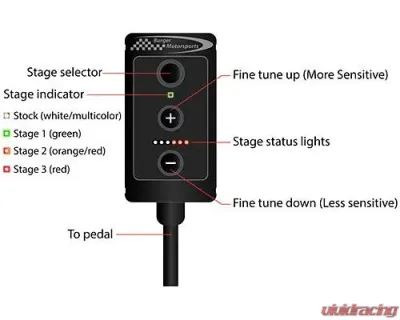 Burger Motorsports BMS Pedal Tuner Adjustable throttle response - BMS-PEDAL-TUNER
