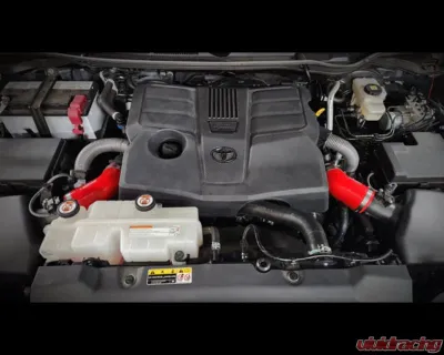 Burger Motorsports Dual Silicone Intake Pipe  Toyota Tundra|Sequoia 2.4L Turbo 2022-2025 - BMS-DSIPU-TAC