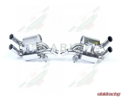 Larini 'Club Sport' Exhaust Rear Boxes w/ Valve Control Ferrari California 2009-2014 - LA0055CSRSVC