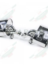 Larini 'Club Sport' Exhaust Rear Boxes w/ Valve Control Ferrari California 2009-2014                                     - LA0055CSRSVC - Image 2