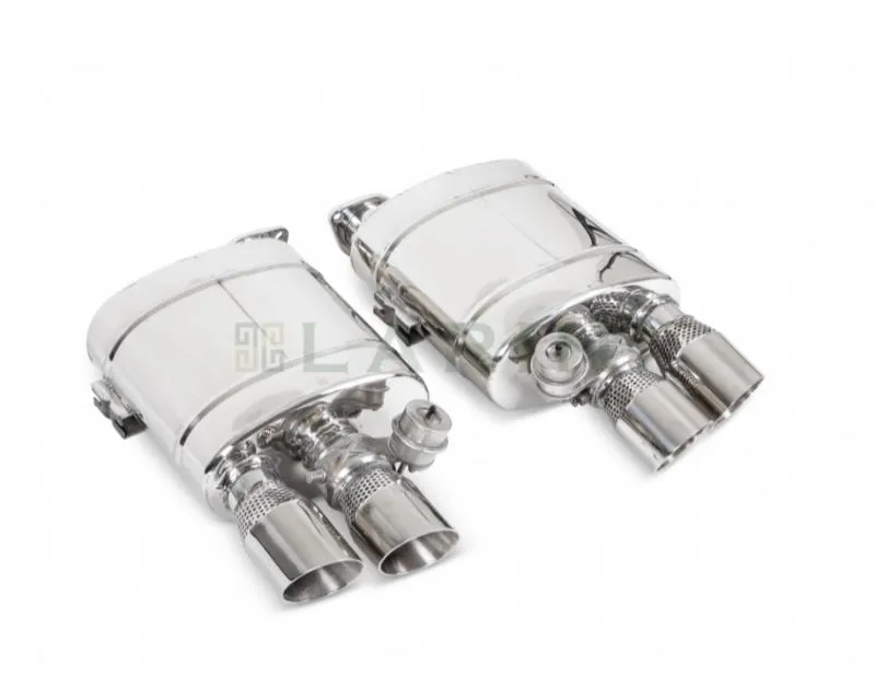 Larini 'Club Sport' Exhaust Rear Boxes w/ Valve Control Ferrari 550 Maranello | 575M 1996-2006 - LA0140CSRSVC