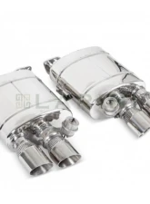 Larini 'Club Sport' Exhaust Rear Boxes w/ Valve Control Ferrari 550 Maranello | 575M 1996-2006                                     - LA0140CSRSVC - Image 4