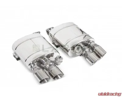 Larini 'Club Sport' Exhaust Rear Boxes w/ Valve Control Ferrari 550 Maranello | 575M 1996-2006 - LA0140CSRSVC