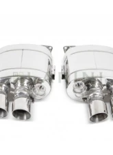 Larini 'Club Sport' Exhaust Rear Boxes w/ Valve Control Ferrari 550 Maranello | 575M 1996-2006                                     - LA0140CSRSVC - Image 3