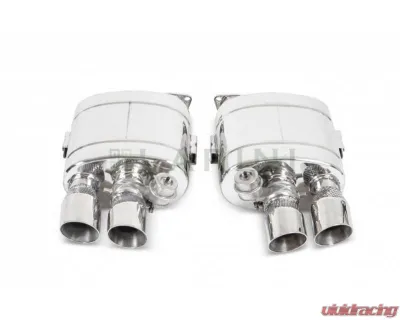 Larini 'Club Sport' Exhaust Rear Boxes w/ Valve Control Ferrari 550 Maranello | 575M 1996-2006 - LA0140CSRSVC