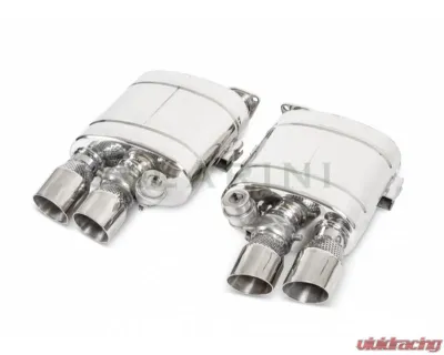 Larini 'Club Sport' Exhaust Rear Boxes w/ Valve Control Ferrari 550 Maranello | 575M 1996-2006 - LA0140CSRSVC