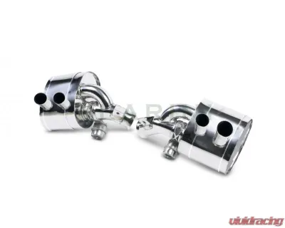 Larini 'Club Sport' Exhaust Rear Boxes w/ Valve Control Ferrari California T 2014-2018 - LA0155CSRSVC