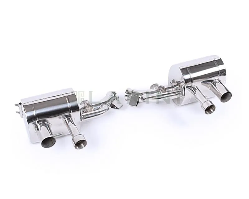 Larini 'Club Sport' Exhaust Rear Boxes w/ Valve Control Ferrari FF 2011-2016 - LA0255CSRSVC