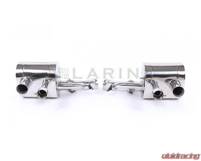 Larini 'Club Sport' Exhaust Rear Boxes w/ Valve Control Ferrari FF 2011-2016 - LA0255CSRSVC