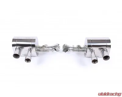 Larini 'Club Sport' Exhaust Rear Boxes w/ Valve Control Ferrari 812 Superfast 2017-2022 - LA3295CSRSVC