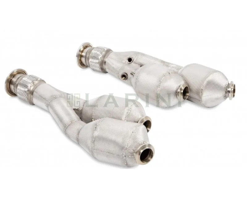 Larini 'Club Sport' Exhaust Catalysts (Inco) Lamborghini Aventador SVJ 2019-2022 - LA3377CSCAT