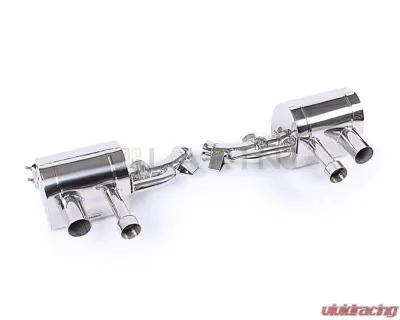 Larini 'Club Sport' Exhaust Rear Boxes w/ Valve Control Ferrari F12 Berlinetta 2011-2017 - LA3435CSRSVC