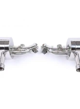 Larini 'Club Sport' Exhaust Rear Boxes w/ Valve Control Ferrari F12 Berlinetta 2011-2017                                     - LA3435CSRSVC - Image 2