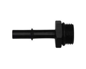 Deatschwerks Anodized Matte Black 10AN ORB Male to 3/8 Inch Male EFI Quick Connect Adapter (Incl O-Ring)