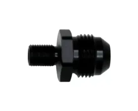 Deatschwerks Anodized Matte Black 8AN Male Flare to M10 X 1.0 Male Metric Adapter