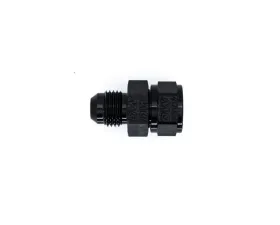 Deatschwerks Black 6AN Male Flare to Fuel Pump Outlet Barb Adapter