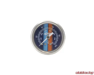 DeatschWerks Fuel Pressure Gauge Blue Face With DW Logo - 6-01-G2