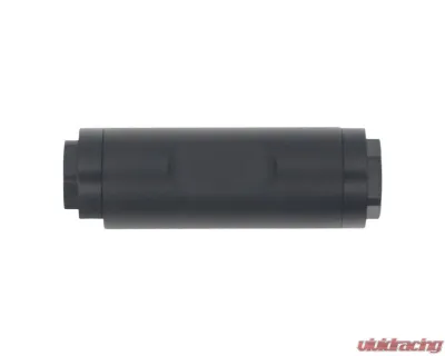 DeatschWerks 3/8" EFI Quick Connect To 3/8" EFI Quick Connect Adapter Straight Matte Black - 6-02-0136-B