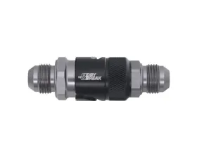 DeatschWerks 8AN Quick Disconnect Dry Break Fitting Matte Black